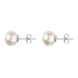 Sterling Silver 6mm White Freshwater Pearl Stud Earrings E623