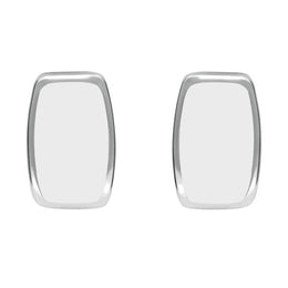 Sterling Silver Bauxite Dinky Barrel Stud Earrings E280