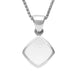 Sterling Silver Bauxite Dinky Cushion Necklace P452
