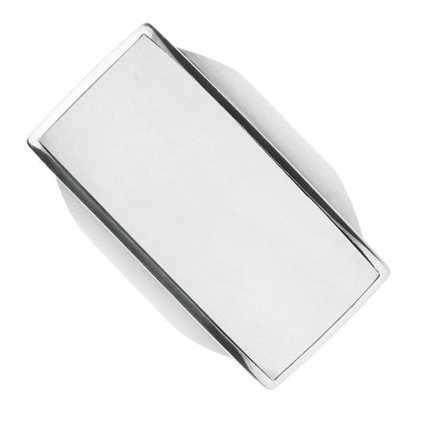 Sterling Silver Bauxite Large Oblong Ring R064