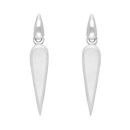 Sterling Silver Bauxite Toscana Pear Drop Earrings E1123