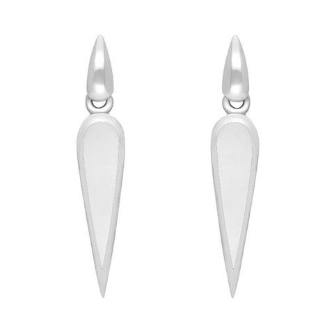 Sterling Silver Bauxite Toscana Pear Drop Earrings E1123