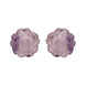 Sterling Silver Blue John Tuberose Rose Stud Earrings, E2151.