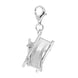 Sterling Silver Deck Chair Charm, G804.