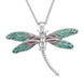 Sterling Silver Enamel House Style Dragonfly Brooch Pendant M314