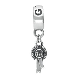 Sterling Silver Great Yorkshire Show Rosetta Charm. G619.