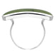 Sterling Silver Jade Lineaire Long Oval Ring R1005