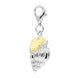 Sterling Silver Small Conch Shell Charm, G798.