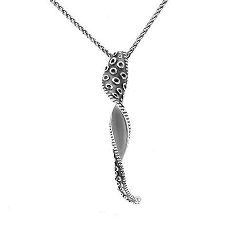 Sterling Silver Tentacle Twist Necklace P3409