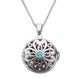 Sterling Silver Turquoise Marcasite Round Floral Locket Necklace. P2150.