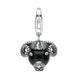 Sterling Silver Whitby Jet Great Yorkshire Show Rams Head Charm G696