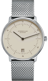 Sternglas Naos Light Brown Milanaise Watch