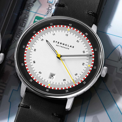 Sternglas Hamburg Edition Hafen Leather Watch