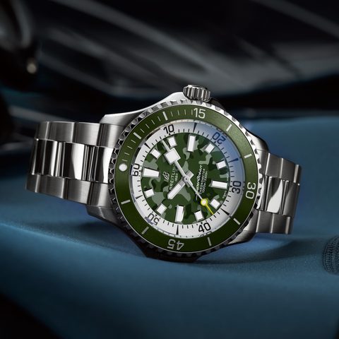 Breitling Superocean Automatic 46 Super Diver Green Watch