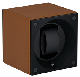 Swiss KubiK Watch Winder Single Cognac Leather SK01.CV002