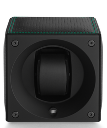Swiss Kubik Watch Winder Single Masterbox Racing Line Green Stitching