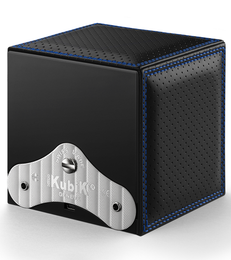 Swiss Kubik Watch Winder Single Masterbox Racing Line Blue Stitching