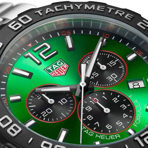 TAG Heuer Formula 1 Chronograph Green Bracelet Watch