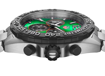 TAG Heuer Formula 1 Chronograph Green Bracelet Watch