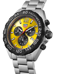 TAG Heuer Watch Formula 1 Chronograph Yellow Bracelet CAZ101AM.BA0842