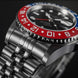 Davosa Ternos Professional GMT Penta Bracelet Watch detailed product view