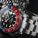 Davosa Ternos Professional GMT Tri Bracelet Watch detailed product view
