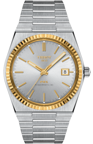 Tissot Watch PRX Powermatic 80 Steel 18K Gold T9314074103101