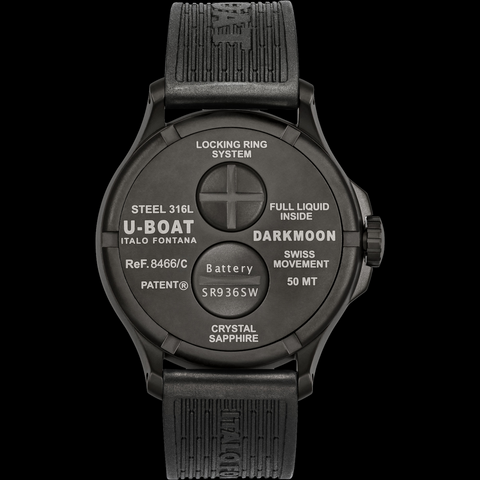 U-Boat Watch Darkmoon 44 Red Glass PVD