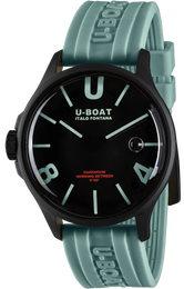 U-Boat Watch Darkmoon Black Aquamarine Curve PVD 9526/B