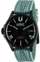U-Boat Watch Darkmoon Black Aquamarine Curve PVD 9526/B