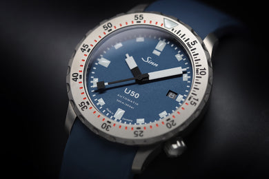 Sinn U50 B Blue Rubber Watch