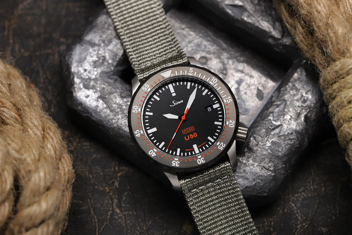 Sinn U50 Hydro SDR Textile Olive Grey Watch