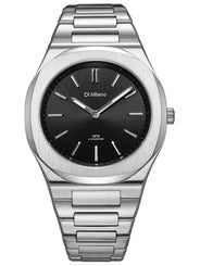 D1 Milano Groovy Black Ultra Thin Watch