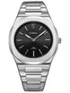 D1 Milano Groovy Black Ultra Thin Watch