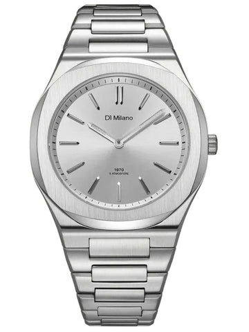 D1 Milano Groovy Silver Ultra Thin Watch