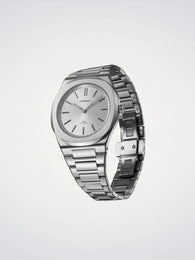 D1 Milano Groovy Silver Ultra Thin Watch