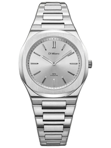D1 Milano Silver Mellow Ultra Thin Watch