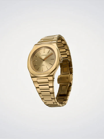 D1 Milano Gold Mellow Ultra Thin Watch