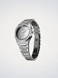 D1 Milano Silver Gleam Ultra Thin Watch