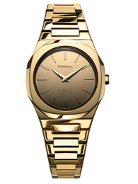D1 Milano Gold Gleam Ultra Thin Watch