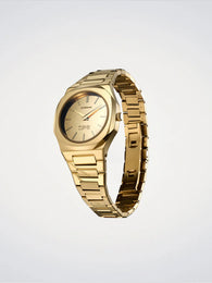 D1 Milano Gold Gleam Ultra Thin Watch