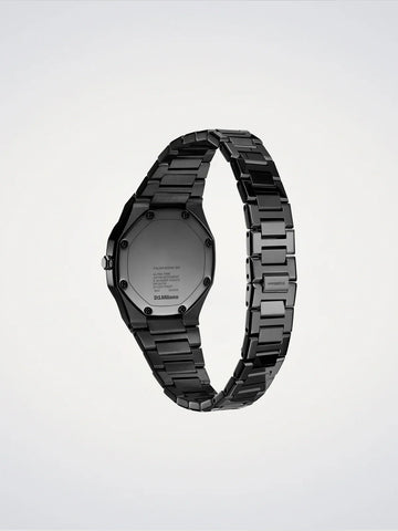 D1 Milano Black Gleam Ultra Thin Watch