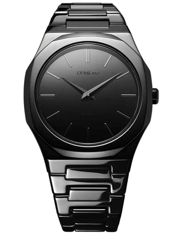 D1 Milano Black Mirror Ultra Thin Watch