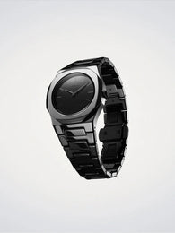 D1 Milano Black Mirror Ultra Thin Watch