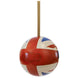 Christmas Wishes Union Jack Gift Presentation Bauble, BBL2