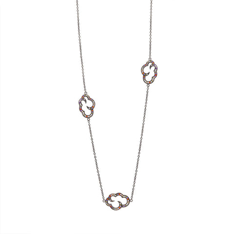 Vixi Sterling Silver Cubic Zirconia Daydream Necklace