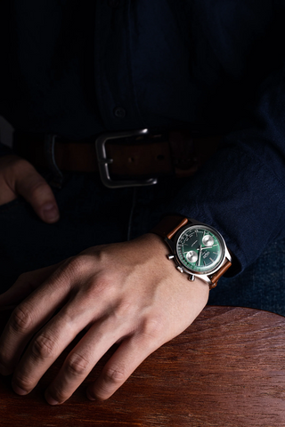 Vulcain Watch Chronograph Green Limited Edition