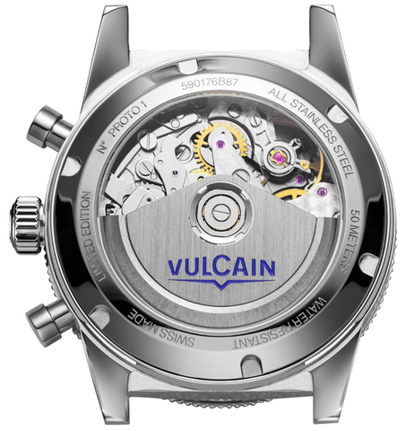 Vulcain Skindiver Chronograph Green Rubber Limited Edition Watch