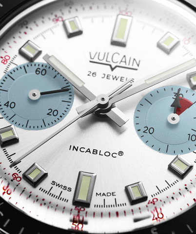 Vulcain Skindiver Chronograph Ice Blue Rubber Limited Edition Watch