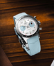 Vulcain Skindiver Chronograph Ice Blue Rubber Limited Edition Watch